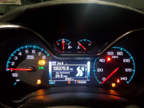 2019 Chevrolet Impala LS with VIN 1G11X5SA0KU105368, listed as a Copart auction lot 80568034 with 87,831 mi miles and Salvage Title. Bid and sale history available at DreamBid. Image 9.