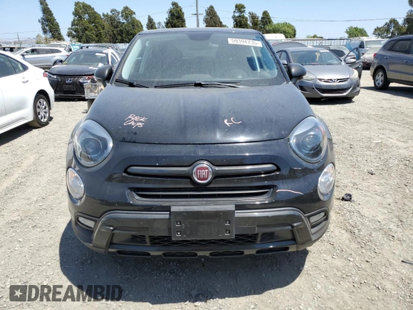 2018 FIAT 500X Trekking z VIN ZFBCFYCB9JP642560, wystawiony jako Copart lot #59394735 z przebiegiem 48 096 mil mil oraz Szkoda całkowita • Salvage title. Historia ofert i sprzedaży dostępna na DreamBid. Obrazek 5.