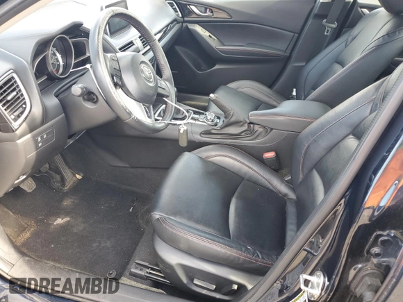 2015 Mazda 3 i Grand Touring with VIN JM1BM1W76F1246867, listed as a Copart auction lot 60318265 with 106,757 mi miles and Salvage title. Bid and sale history available at DreamBid. Image 7.