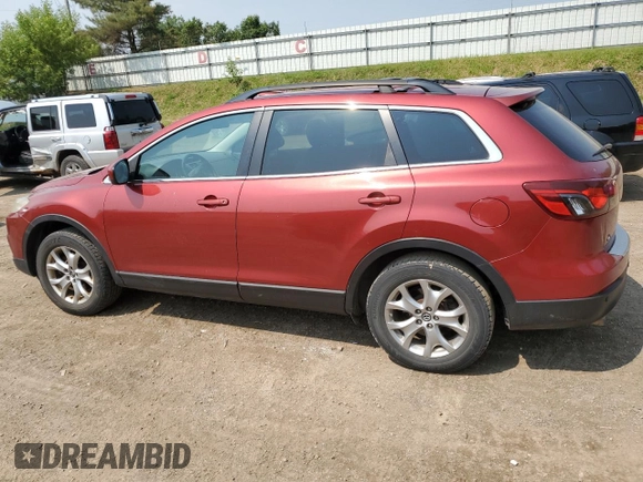 2015 Mazda CX-9 Touring with VIN JM3TB3CA7F0457398, listed as a Copart auction lot 59755595 with 114,243 mi miles and Clean title. Bid and sale history available at DreamBid. Image 2.