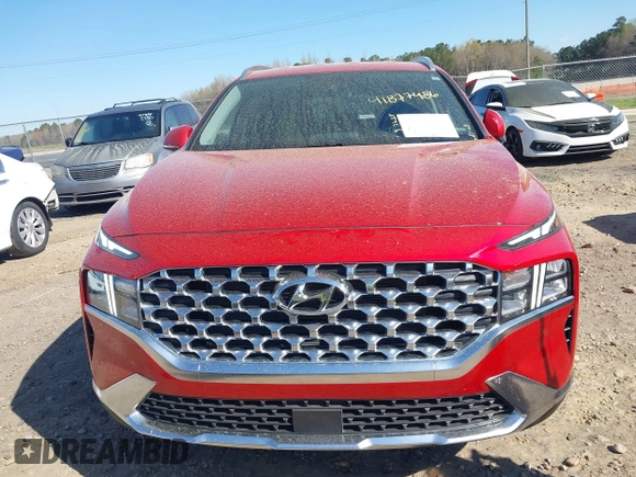 2022 Hyundai Santa Fe SEL with VIN 5NMS24AJ8NH415477, listed as a IAAI auction lot 41877486 with 20,553 mi miles and . Bid and sale history available at DreamBid. Image 13.