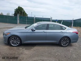 2016 Hyundai Genesis 3.8L with VIN KMHGN4JE9GU144078, listed as a IAAI auction lot 42005889 with 117,489 mi miles. Bid and sale history available at carsss.com. Image 14.