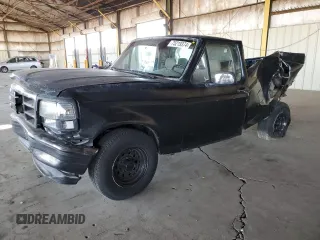 1993 Ford F-150 with VIN 2FTDF15NXPCA68030, listed as a Copart auction lot 75219374 with 0 mi miles and Salvage Title. Bid and sale history available at carsss.com. Image 1.