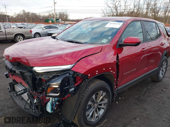 2025 Chevrolet Equinox AWD LT with VIN 3GNAXPEG3SL111704, listed as a IAAI auction lot 41194434 with 2,091 mi miles. Bid and sale history available at carsss.com. Image 18.