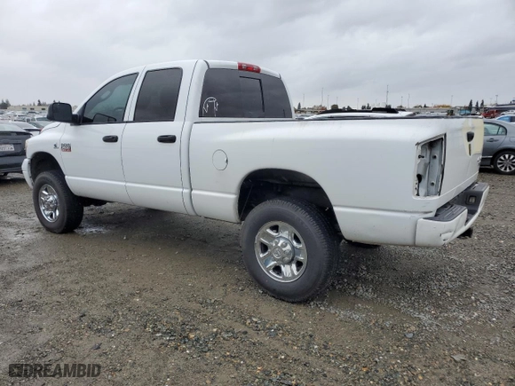 2007 Dodge Ram 2500 Laramie with VIN 1D7KS28A57J593604, listed as a Copart auction lot 82326324 with 174,769 mi miles and Salvage Title. Bid and sale history available at carsss.com. Image 2.