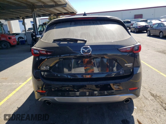 2024 Mazda CX-5 2.5 Turbo Signature with VIN JM3KFBXY4R0388868, listed as a Copart auction lot 73435824 with 5,540 mi miles and Salvage Title. Bid and sale history available at carsss.com. Image 6.