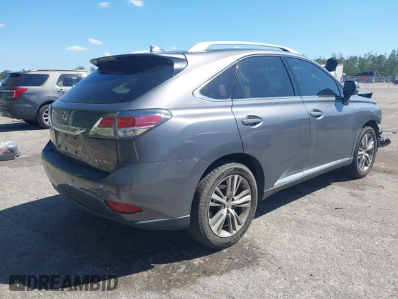 2015 Lexus RX 350 with VIN 2T2ZK1BA5FC174797, listed as a IAAI auction lot 41759349 with 80,078 mi miles and . Bid and sale history available at DreamBid. Image 4.