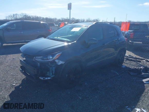 2022 Chevrolet Trax LT with VIN KL7CJPSM4NB508841, listed as a IAAI auction lot 41860388 with 22,414 mi miles and . Bid and sale history available at carsss.com. Image 17.
