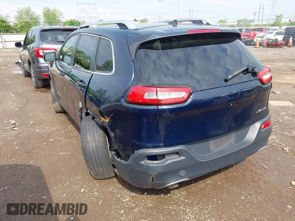 2015 Jeep Cherokee Limited with VIN 1C4PJLDBXFW658441, listed as a IAAI auction lot 42167135 with Not Provided miles and . Bid and sale history available at DreamBid. Image 3.