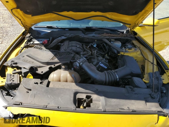 2017 Ford Mustang V6 with VIN 1FATP8EM4H5323989, listed as a Copart auction lot 46822225 with 145,080 mi miles and Salvage Title. Bid and sale history available at carsss.com. Image 12.