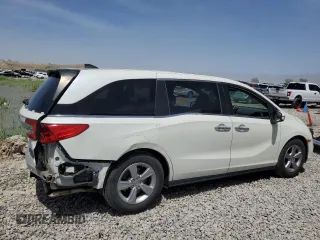 2019 Honda Odyssey EX-L z VIN 5FNRL6H71KB061252, wystawiony jako Copart lot #56358015 z przebiegiem 75 556 mil mil oraz Szkoda całkowita • Salvage title. Historia ofert i sprzedaży dostępna na DreamBid. Obrazek 3.