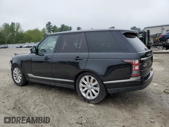 2017 Land Rover Range Rover HSE z VIN SALGS2FV2HA353314, wystawiony jako Copart lot #55596165 z przebiegiem 85 126 mil mil oraz Szkoda całkowita • Salvage title. Historia ofert i sprzedaży dostępna na DreamBid. Obrazek 2.