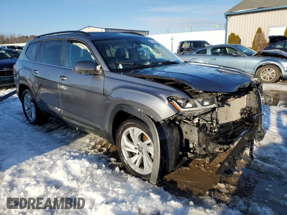 2022 Volkswagen Atlas SE with VIN 1V2WR2CA8NC543441, listed as a Copart auction lot 87537335 with 64,933 mi miles and Non repairable. Bid and sale history available at DreamBid. Image 4.