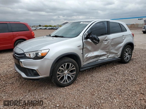 2018 Mitsubishi Outlander ES with VIN JA4AP3AU9JU025096, listed as a Copart auction lot 56026505 with 84,964 mi miles and Salvage title. Bid and sale history available at DreamBid. Image 1.