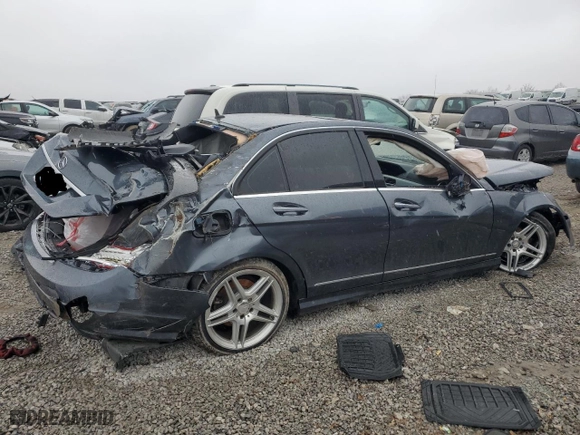 2014 Mercedes-Benz C-Class C 250 Sport with VIN WDDGF4HB4EA929626, listed as a Copart auction lot 43238795 with NaN miles and Salvage Title. Bid and sale history available at carsss.com. Image 3.