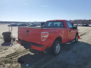 2014 Ford F-150 XL with VIN 1FTMF1CM6EFB93294, listed as a Copart auction lot 46037925 with 0 mi miles and Salvage Title. Bid and sale history available at carsss.com. Image 3.