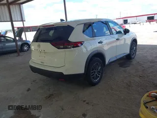 2024 Nissan Rogue S with VIN 5N1BT3AA9RC681310, listed as a IAAI auction lot 42415050 with 36,275 mi miles and . Bid and sale history available at DreamBid. Image 4.