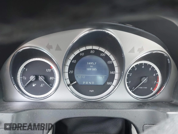 2009 Mercedes-Benz C 300 Sport with VIN WDDGF54X29F216725, listed as a IAAI auction lot 42239560 with 189,385 mi miles and . Bid and sale history available at DreamBid. Image 7.