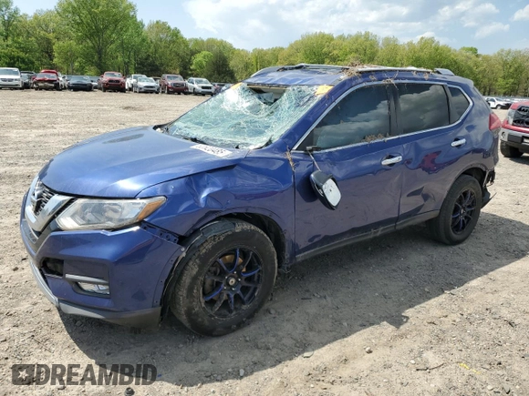 2017 Nissan Rogue SV z VIN KNMAT2MT4HP558206, wystawiony jako Copart lot #52620485 z przebiegiem Nie podano mil oraz Nie do naprawy. Historia ofert i sprzedaży dostępna na DreamBid. Obrazek 1.