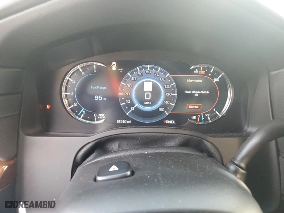 2019 Cadillac Escalade Premium Luxury with VIN 1GYS4CKJ3KR214350, listed as a Copart auction lot 85612394 with 91,510 mi miles and Salvage Title. Bid and sale history available at carsss.com. Image 9.