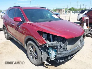 2017 Hyundai Santa Fe 2.4L z VIN 5XYZU3LB8HG430195, wystawiony jako IAAI lot #42050819 z przebiegiem 158 107 mil mil oraz . Historia ofert i sprzedaży dostępna na DreamBid. Obrazek 1.
