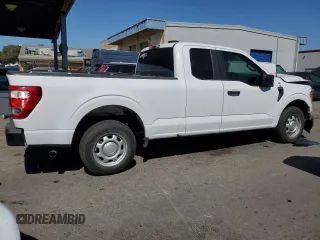 2022 Ford F-150 XL with VIN 1FTEX1CP5NKF28807, listed as a Copart auction lot 58386594 with 43,091 mi miles and Salvage title. Bid and sale history available at DreamBid. Image 3.