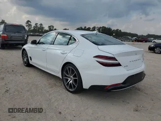 2023 Genesis G70 2.0T with VIN KMTG34TAXPU123780, listed as a Copart auction lot 72181814 with 31,029 mi miles and Salvage Title. Bid and sale history available at carsss.com. Image 2.