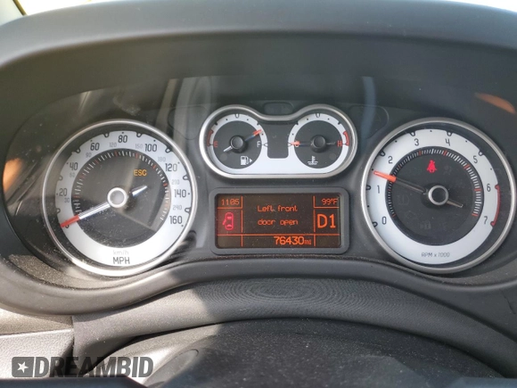 2014 FIAT 500L Trekking with VIN ZFBCFADH9EZ018889, listed as a Copart auction lot 71537264 with 76,430 mi miles and Salvage Title. Bid and sale history available at carsss.com. Image 9.