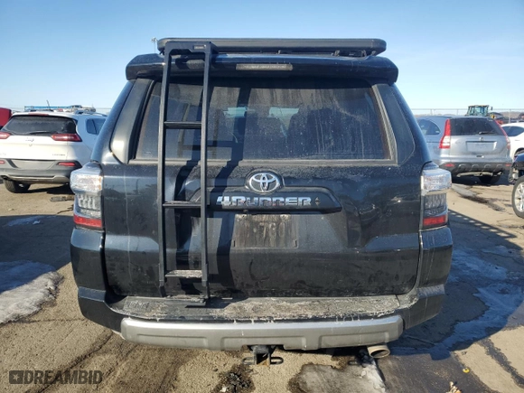 2023 Toyota 4Runner TRD Off Road with VIN JTEPU5JR4P6104507, listed as a Copart auction lot 42563345 with 23,029 mi miles and Salvage Title. Bid and sale history available at carsss.com. Image 6.