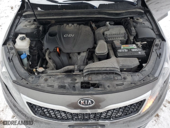2011 Kia Optima LX with VIN KNAGM4A77B5186922, listed as a Copart auction lot 45537365 with 142,430 mi miles and Salvage Title. Bid and sale history available at carsss.com. Image 12.
