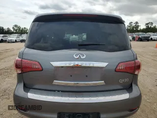 2016 Infiniti QX80 with VIN JN8AZ2NF7G9611575, listed as a Copart auction lot 62261044 with 120,151 mi miles and Salvage Title. Bid and sale history available at carsss.com. Image 6.