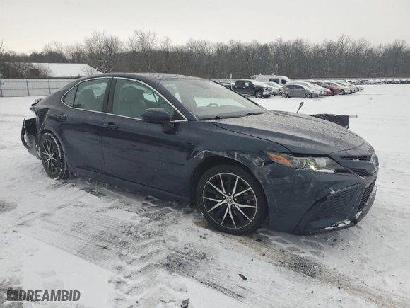 2021 Toyota Camry SE Nightshade with VIN 4T1G11AK0MU593533, listed as a Copart auction lot 89307225 with 88,745 mi miles and Salvage Title. Bid and sale history available at carsss.com. Image 4.