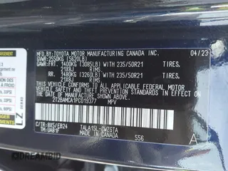 2023 Lexus RX 350 с VIN 2T2BAMCA1PC019377, выставлен на аукционе IAAI как лот 41334283 с пробегом 24 167 миль миль и . История ставок и продаж доступна на DreamBid. Изображение 9.