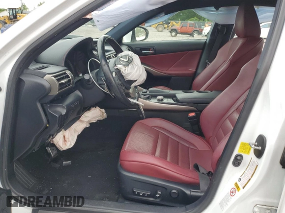 2015 Lexus IS 250 with VIN JTHBF1D23F5081109, listed as a Copart auction lot 55592485 with 164,107 mi miles and Salvage title. Bid and sale history available at DreamBid. Image 7.
