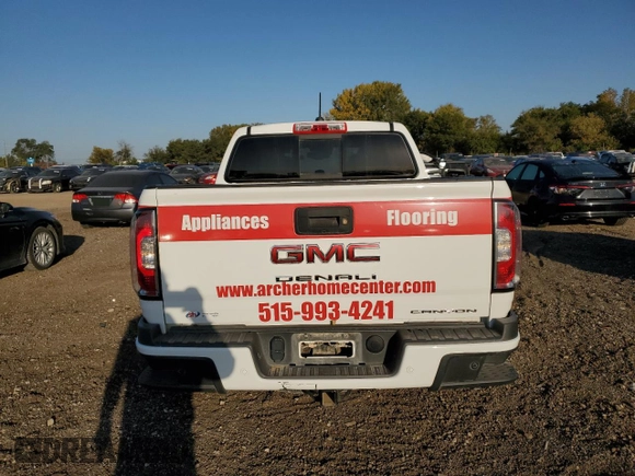 2022 GMC Canyon 4WD Denali with VIN 1GTG6EEN0N1315879, listed as a Copart auction lot 74703684 with 41,897 mi miles and Salvage Title. Bid and sale history available at carsss.com. Image 6.