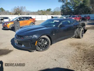 2021 Chevrolet Camaro 1LT with VIN 1G1FB1RS9M0123213, listed as a Copart auction lot 87077784 with 44,447 mi miles and Salvage Title. Bid and sale history available at carsss.com. Image 1.