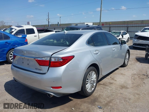 2014 Lexus ES 350 with VIN JTHBK1GGXE2128476, listed as a IAAI auction lot 41785156 with 99,555 mi miles. Bid and sale history available at carsss.com. Image 4.