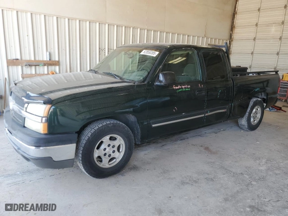 2003 Chevrolet Silverado 1500 LS with VIN 2GCEC19V531282727, listed as a Copart auction lot 52858395 with 208,538 mi miles and Salvage Title. Bid and sale history available at carsss.com. Image 1.