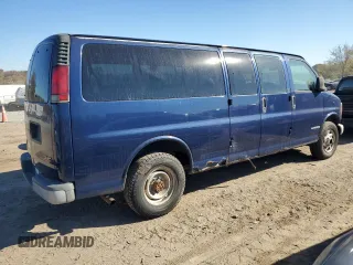2001 GMC Savana z VIN 1GJHG39R611243625, wystawiony jako Copart lot #77851834 z przebiegiem 323 703 mil mil oraz Czysty tytuł • Clean title. Historia ofert i sprzedaży dostępna na DreamBid. Obrazek 3.