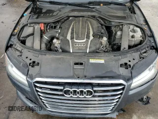 2016 Audi A8 Sport with VIN WAU43AFD1GN019272, listed as a Copart auction lot 45427105 with 91,341 mi miles and Salvage title. Bid and sale history available at DreamBid. Image 11.