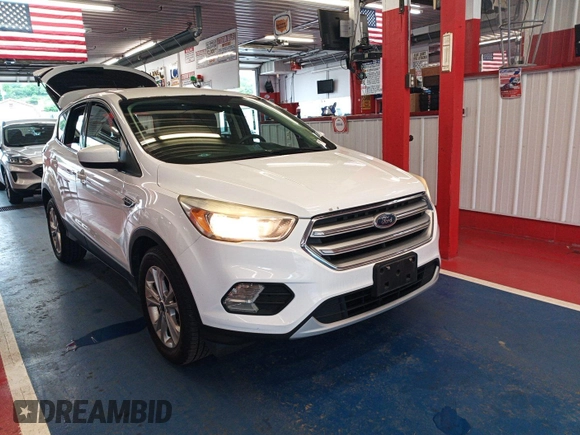 2017 Ford Escape SE z VIN 1FMCU0GD2HUD67783, wystawiony jako IAAI lot #42575794 z przebiegiem 98 188 mil mil oraz . Historia ofert i sprzedaży dostępna na DreamBid. Obrazek 2.