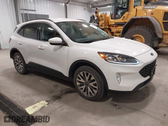 2021 Ford Escape Titanium Hybrid с VIN 1FMCU9DZXMUB03855, выставлен на аукционе IAAI как лот 41498132 с пробегом 63 892 миль миль и . История ставок и продаж доступна на DreamBid. Изображение 1.