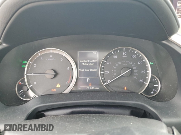 2018 Lexus RX 350L Premium with VIN JTJDZKCA4J2008001, listed as a Copart auction lot 47625985 with 71,324 mi miles and Salvage Title. Bid and sale history available at DreamBid. Image 9.
