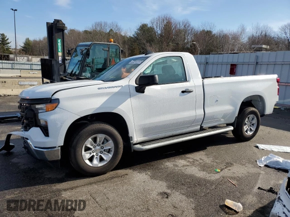 2024 Chevrolet Silverado 1500 Work Truck with VIN 3GCNAAED9RG277226, listed as a Copart auction lot 49495605 with 0 mi miles and Clean Title. Bid and sale history available at carsss.com. Image 1.