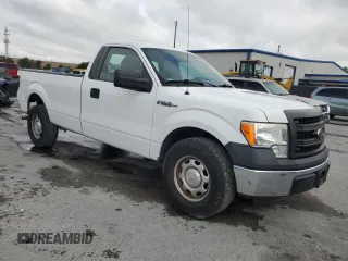 2013 Ford F-150 XL with VIN 1FTMF1CM7DKG16566, listed as a Copart auction lot 56640385 with 161,986 mi miles and Salvage title. Bid and sale history available at DreamBid. Image 4.