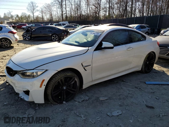 2016 BMW M4 with VIN WBS3R9C53GK336778, listed as a Copart auction lot 43962753 with 52,616 mi miles. Bid and sale history available at carsss.com. Image 1.