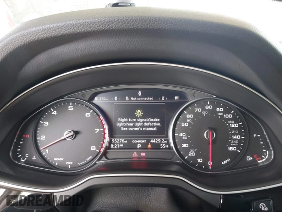 2017 Audi Q7 Premium with VIN WA1AAAF74HD006104, listed as a IAAI auction lot 42554741 with 95,276 mi miles and . Bid and sale history available at DreamBid. Image 7.