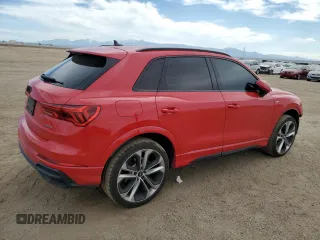 2021 Audi Q3 S line Premium Plus z VIN WA1EECF3XM1025170, wystawiony jako Copart lot #52442155 z przebiegiem 94 355 mil mil oraz Szkoda całkowita • Salvage title. Historia ofert i sprzedaży dostępna na DreamBid. Obrazek 3.