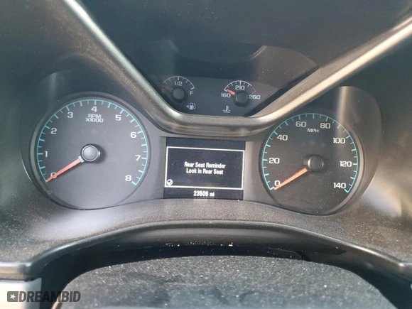 2022 Chevrolet Colorado 2WD Work Truck with VIN 1GCGSBEA0N1316067, listed as a Copart auction lot 43955845 with 23,506 mi miles and Salvage Title. Bid and sale history available at carsss.com. Image 9.