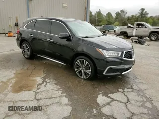 2020 Acura MDX w/Technology Pkg with VIN 5J8YD3H57LL004561, listed as a Copart auction lot 49437885 with 43,334 mi miles and Salvage Title. Bid and sale history available at carsss.com. Image 14.